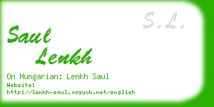 saul lenkh business card